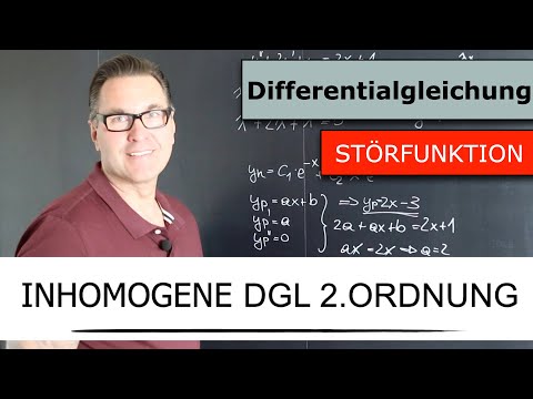 Differentialgleichung 2.Ordnung | 2 gleiche Lösungen für Lambda | partikuläre & charakteristische