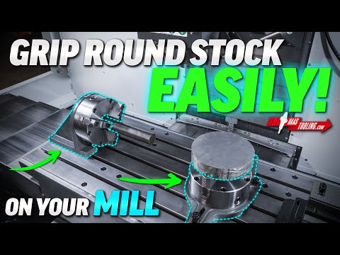 Hold Round Parts More Easily On Your Mill - 8" Chuck & Adapter Plate Kit - Haas Automation, Inc.