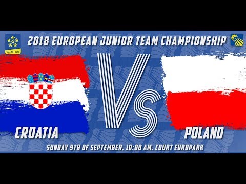 Croatia (Ban / Meglić) vs Poland (Stokfisz / Trecki) - D3M4 - European Jnr. Team C’ships 2018