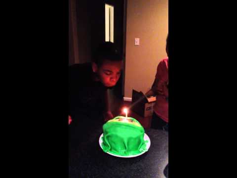 Quentin's 13th birthday cake