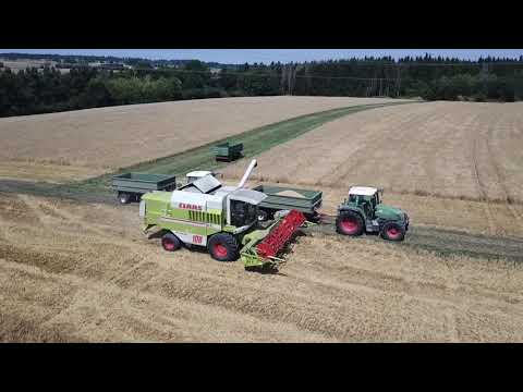 Getreideernte 2020// Claas Dominator 108 und 3x Fendt Power