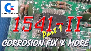 Commodore 1541-II Repair - WTF Corrosion & Missing Parts - Part 1