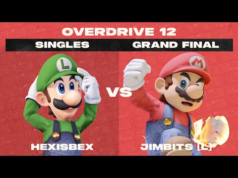 OVERDRIVE 12 | Grand Final - Hexisbex vs Jimbits [L] | Smash Ultimate SSBU