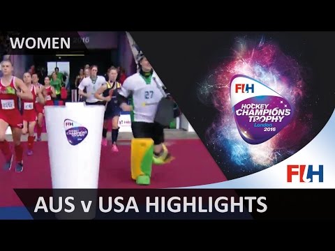 Australia v USA Match Highlights #HCT2016