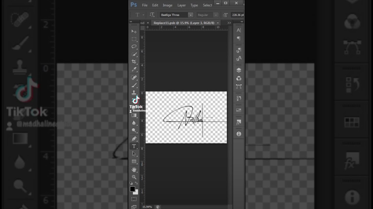 Signature with Bastliga font. #signature #logo #apparel
