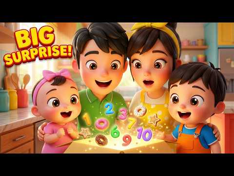 LEARN NUMBERS 1-10 WITH THE BOO BOO FAMILY! 🍎🎈 Counting Song for Kids