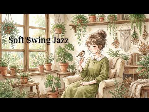 Relaxing Swing Jazz ☕ Cozy 1940s Café Ambience for Slow Mornings & Relaxation