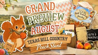 🍑 Grand Preview | August | Texas Hill Country Peach Stand 🍑