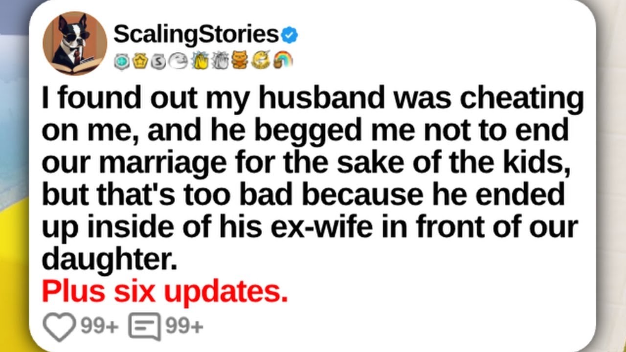 I found out my husband was cheating on me, and he begged me not to end our marriage...