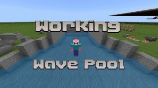 How To Build A Working Wave Pool In Minecraft!