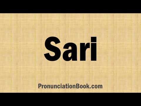 How to Pronounce Sari