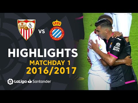 Highlights Sevilla FC vs RCD Espanyol (6-4) Matchday 1 2016/2017