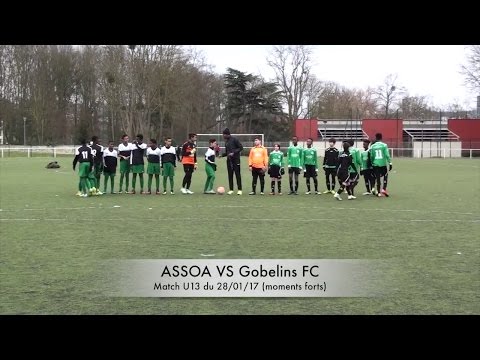 Moments forts du match U13 ASSOA VS Gobelins FC le 28 01 17