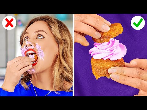 CLEVER FOOD HACKS TO SAVE YOUR DAY || Viral Food Tricks by 123 GO!