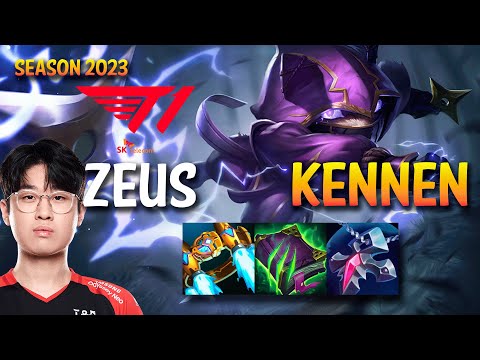 T1 Zeus KENNEN vs VLADIMIR Top - KR Ranked