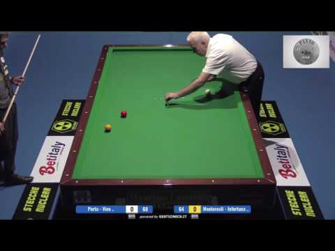 Porta - Vico VS Montereali - Infortuna | Campionato Italiano Biliardo 2016/2017(Torino)