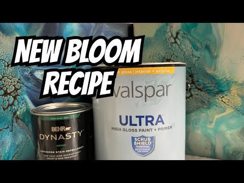 2024 NEW BLOOM RECIPE & MIXING GUIDE |@Sheleeart Bloom Technique |Acrylic Pour Tutorial |Fluid Art