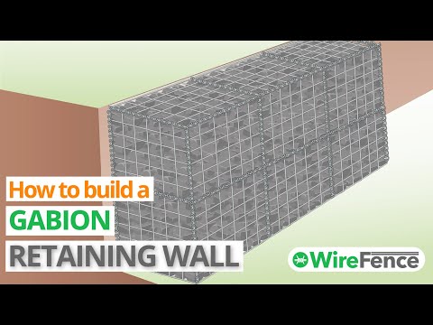 Gabion Wall - How to Build a Gabion Retaining Wall | WireFence