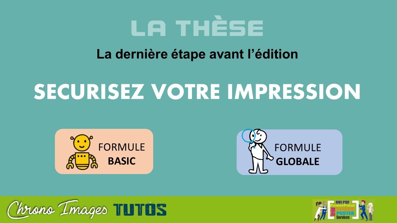 Thèse : Sécurisez votre impression