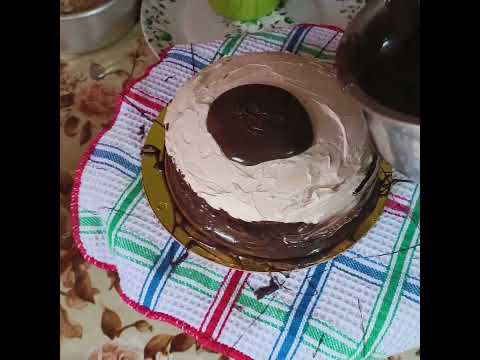 Eggless Truffle cake # Tried to make 🙂🙂💞🤩