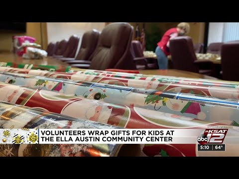 San Antonio Lighthouse for the Blind executive team wraps gifts