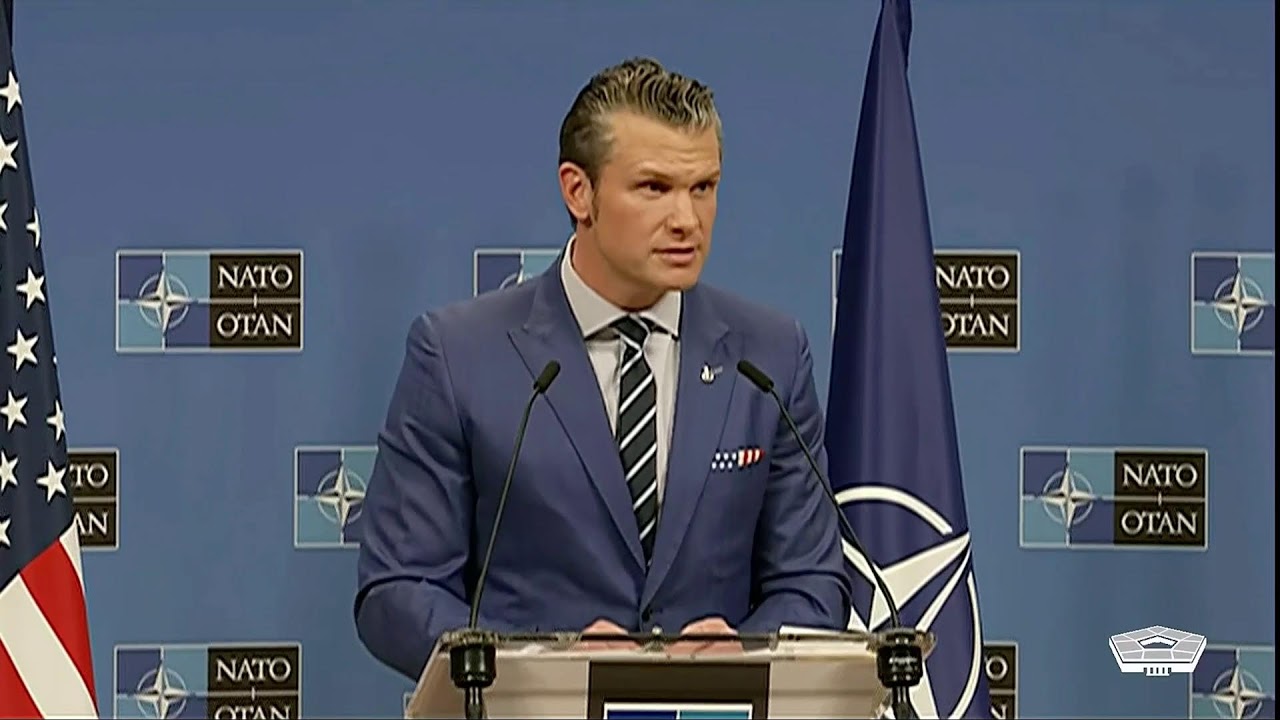 LIVE: Secretary of Defense Pete Hegseth Briefs Media following NATO meetings