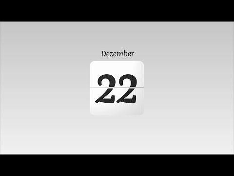 22.12.2017 - Sieben-Sekunden.de - Der Adventskalender der Evangelischen Kirche