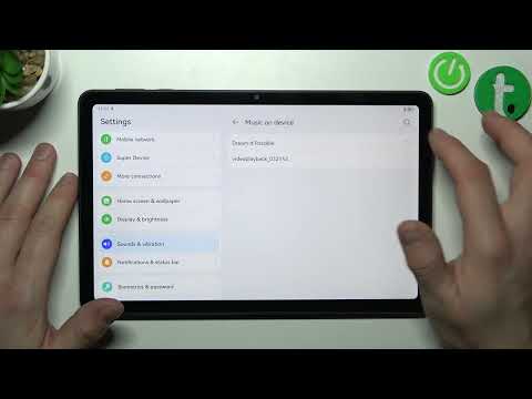 How to  change notification sound on MatePad SE / How to change notification ringtone on MatePad SE