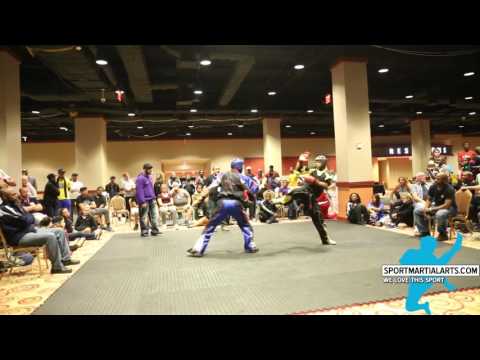 Ross Levine v Jason Tankson - Men's Team Sparring - 2015 Twin Towers Classic