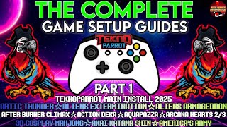 TeknoParrot Ultimate Game Configuration Tutorial (Time Stamps) #teknoparrot #arcadegames #emulator