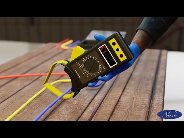 Measure Power parameters using tong tester in three phase circuit