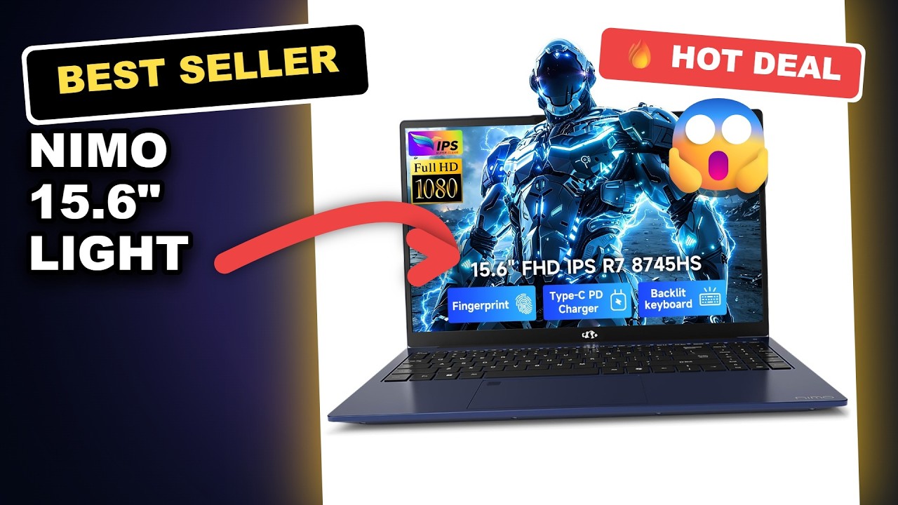 NIMO 15.6" Light Gaming Laptop Review: Creator's Dream Machine Worth It? review video