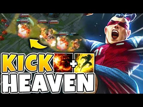 *KICK HEAVEN* SO MANY AMAZING LEE SIN KICKS! (SEASON 10 LEE SIN) - League of Legends