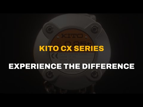 Handflaschenzug Kito CX mit Oberhaken