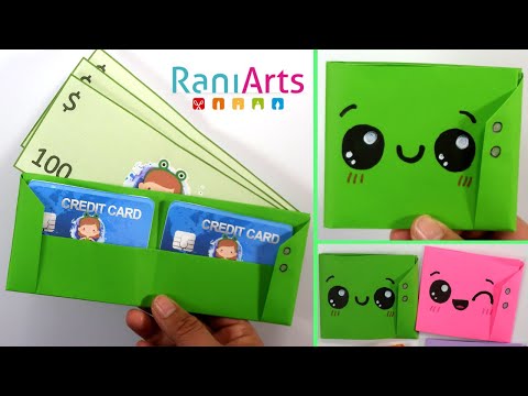 DIY - ORIGAMI WALLET - Step by step