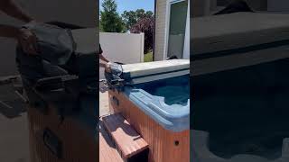How to Open the Hot Tub cover