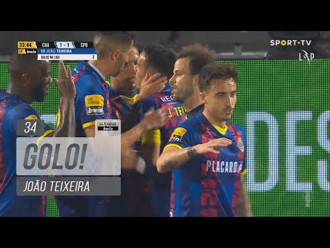 Goal | Golo João Teixeira: Desp. Chaves (1)-1 Sporting (Liga 22/23 #21)