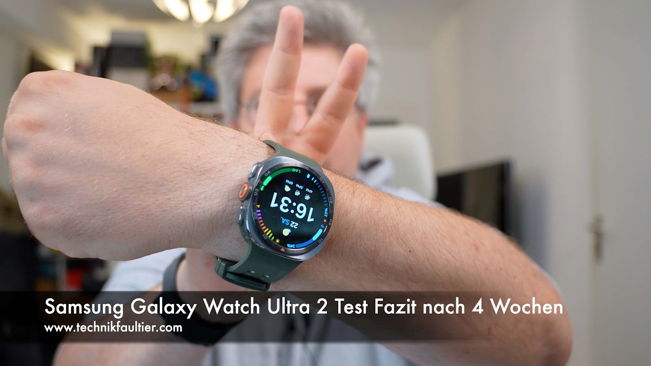 Samsung Galaxy Watch Ultra 2 Test Fazit nach 4 Wochen