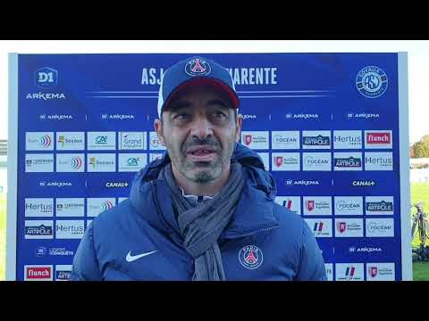 Olivier Echouafni après ASJ - PSG