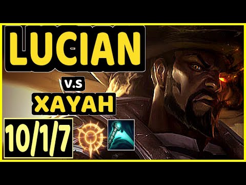 THEUSMA (LUCIAN) vs XAYAH - 10/1/7 KDA BOTTOM ADC GAMEPLAY - BR Ranked MASTER