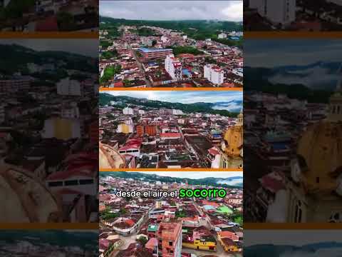 Recorrido aéreo por El Socorro Santander | Un pueblo lleno de historia