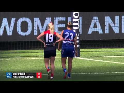 Melbourne v Western Bulldogs: Fourth Quarter - 2015 Women's Exhibition Series (Match 1)