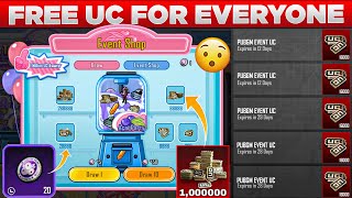 Get Free UC For Everyone (1 Million UC) | New Free UC Event | Don’t Miss This Event | PUBGM