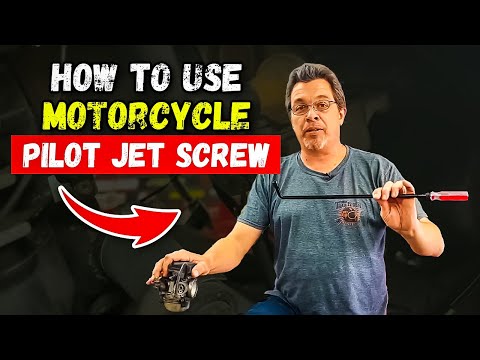 How to Adjust Motorcycle Carburetor  Pilot Jet Screw