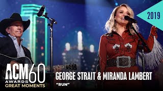 George Strait &amp; Miranda Lambert - Run (Live from the 54th ACM Awards)