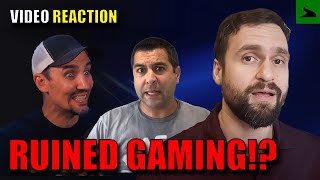 Reacting to "How THESE YouTubers RUINED Video Gaming"