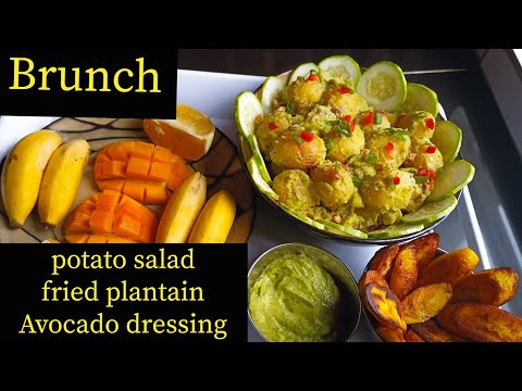 How to make potato salads / brunch #ugandankitchen #potato #salad #brunch