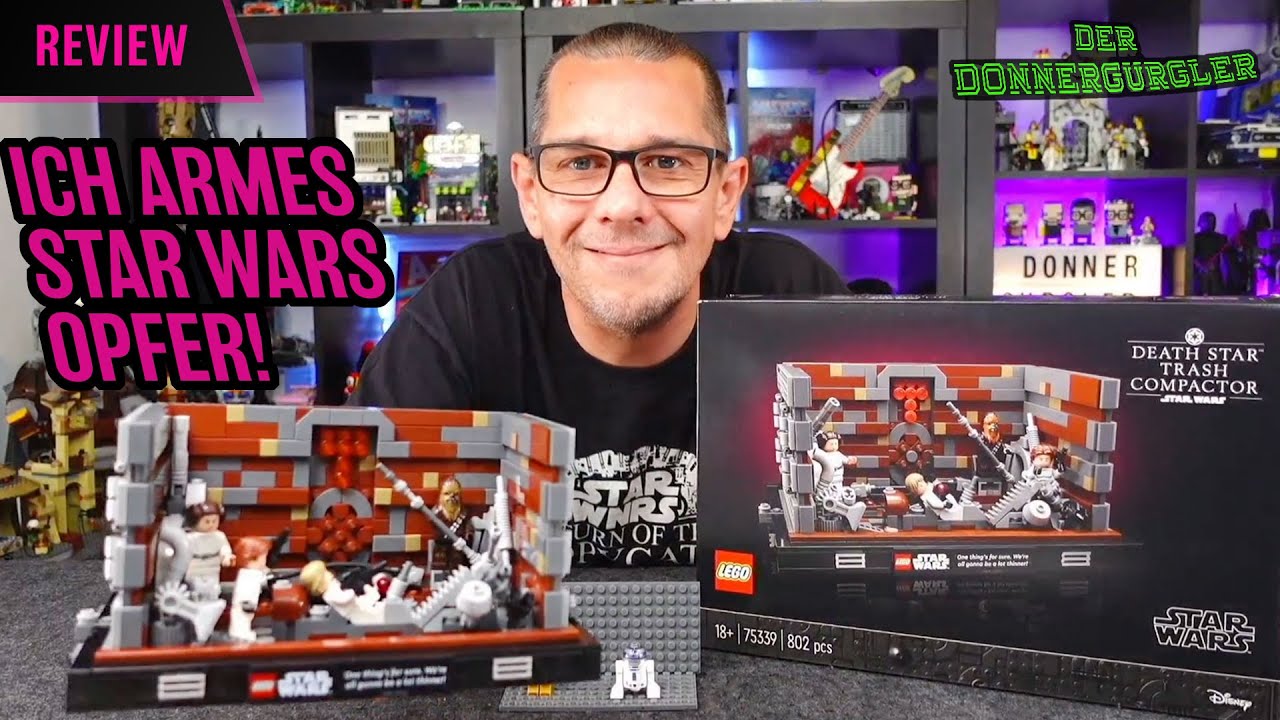 LEGO® Star Wars Müllpresse im Todesstern™ – Diorama 18+   75339
