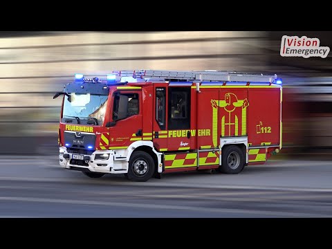 NEUES HLF 20 Feuerwehr München - Prototyp rückt von FW 5 aus!