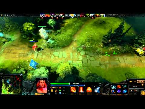 Dota 2 - Lina Blinks and Stuns All Around